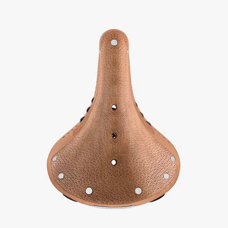Brooks B17 Softened Short Ladies Saddle - 176mm - Dark Tan-1