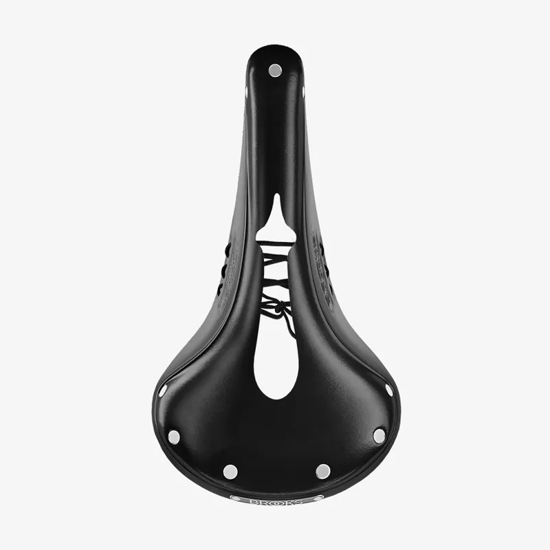 Brooks B17 Narrow Carved Saddle - 155mm - Black-1