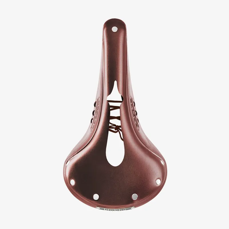 Brooks B17 Narrow Carved Saddle - 155mm - Brown-1