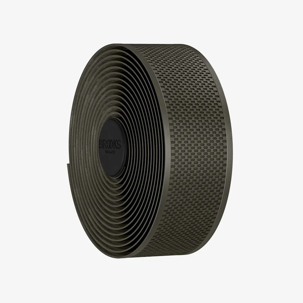 uPRISE Bikes Brooks Cambium Rubber Bar Tape - Mud Green | Price match, 365 day return s, 18-Month Warranty, Finance Available & Free UK Delivery