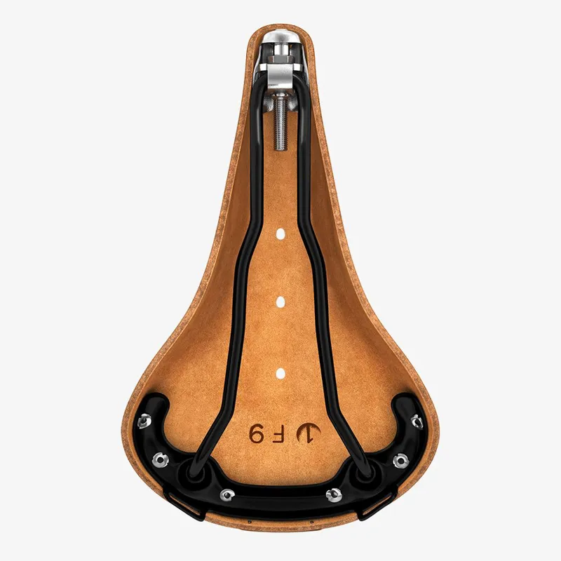 Brooks B17 Saddle - Steel Rails - 175mm - Honey-2