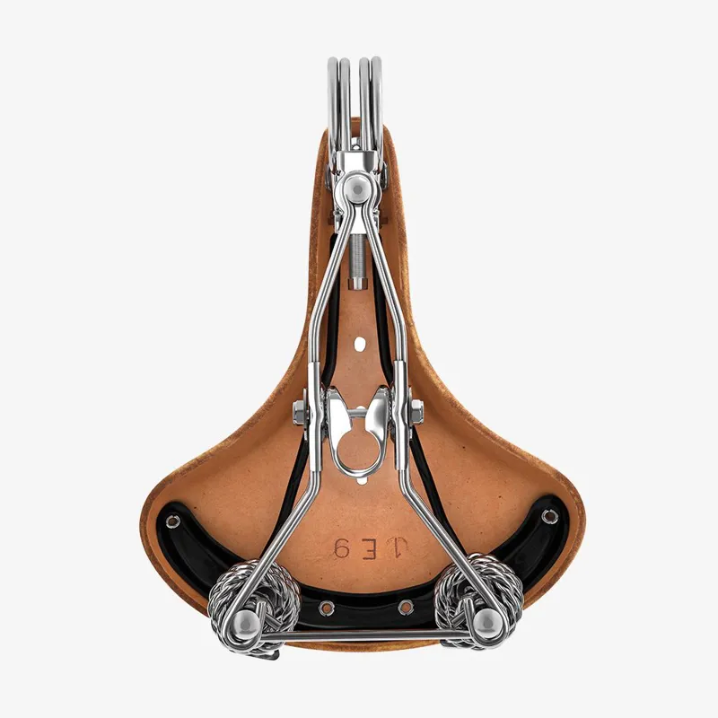 Brooks B33 Coiled Saddle - 235mm - Honey-2