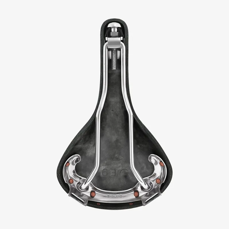 Brooks Swift Chrome Saddle - 150mm - Black-2