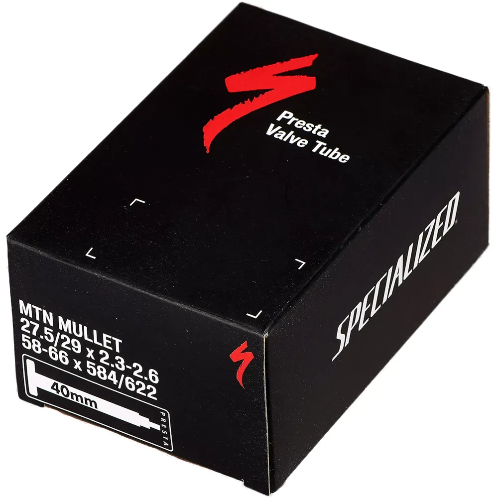 uPRISE Bikes Specialized MTN Mullet 27.5/29er Standard Presta Valve Inner Tube - Black | Price match, 365 day return s, 18-Month Warranty, Finance Available & Free UK Delivery