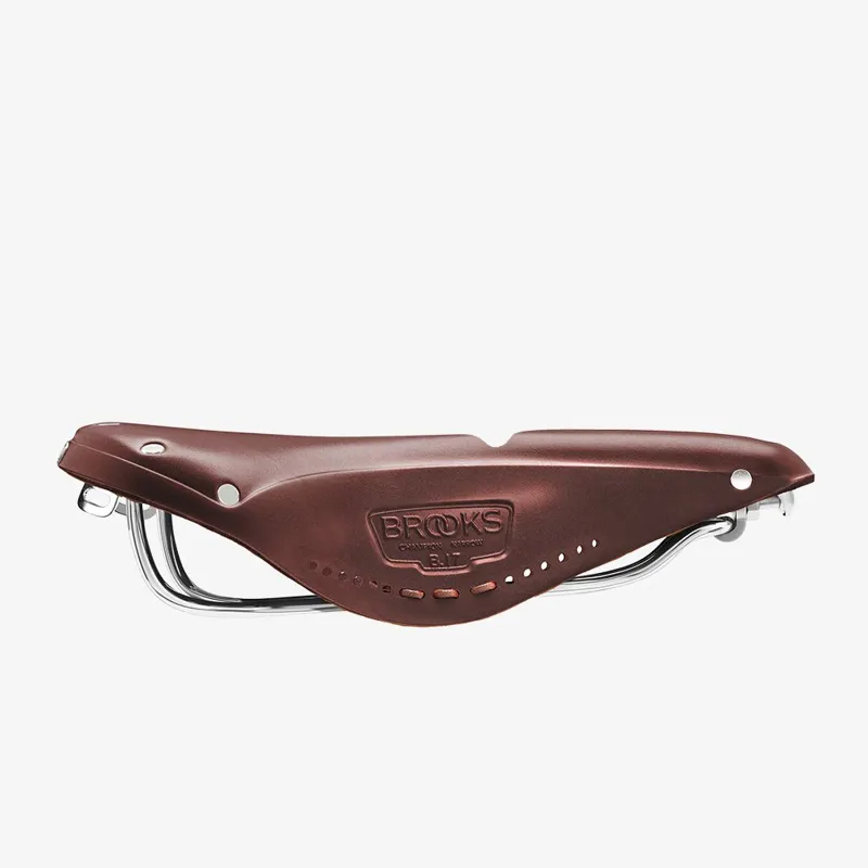 Brooks B17 Narrow Carved Saddle - 155mm - Brown-3