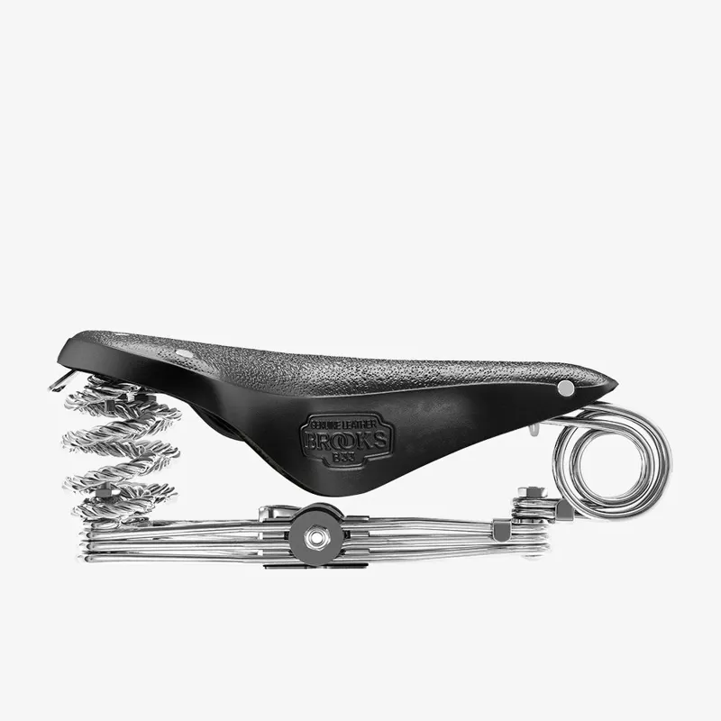 Brooks B33 Coiled Saddle - 235mm - Black-3