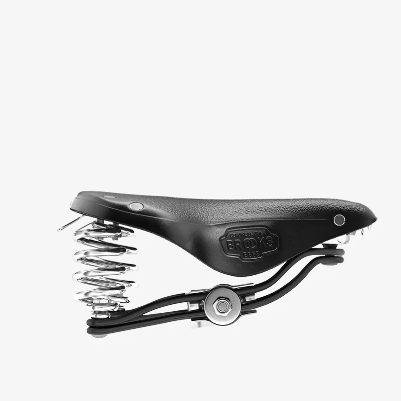 Brooks B66 Short Saddle - 205mm - Black-3