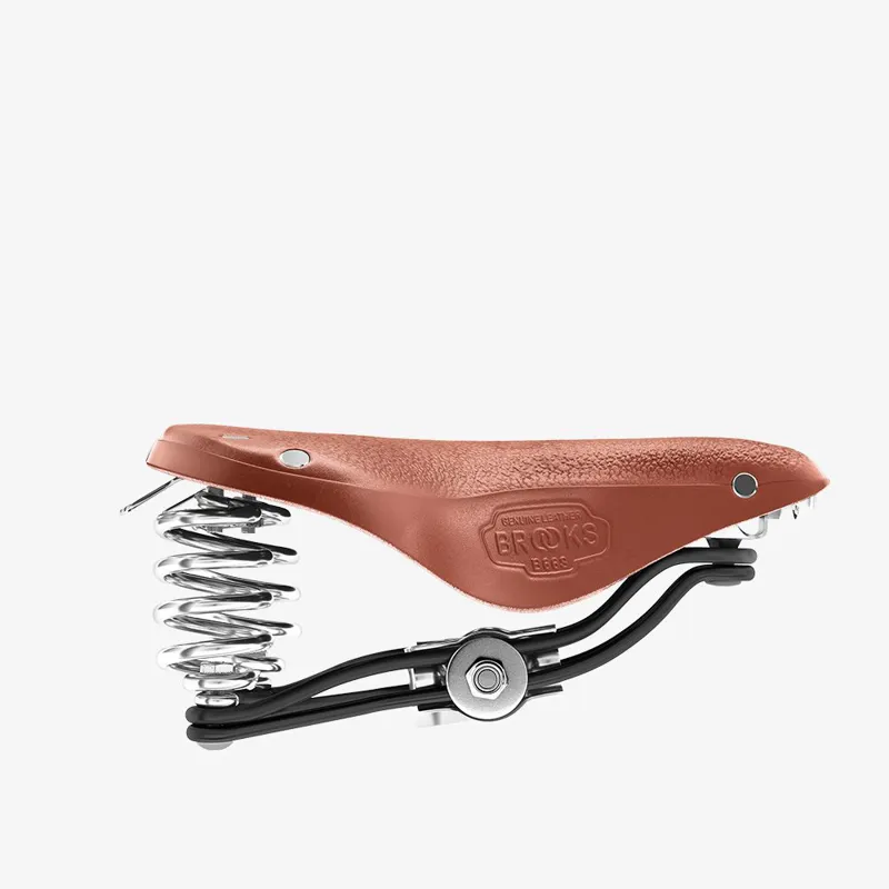 Brooks B66 Short Saddle - 205mm - Honey-3