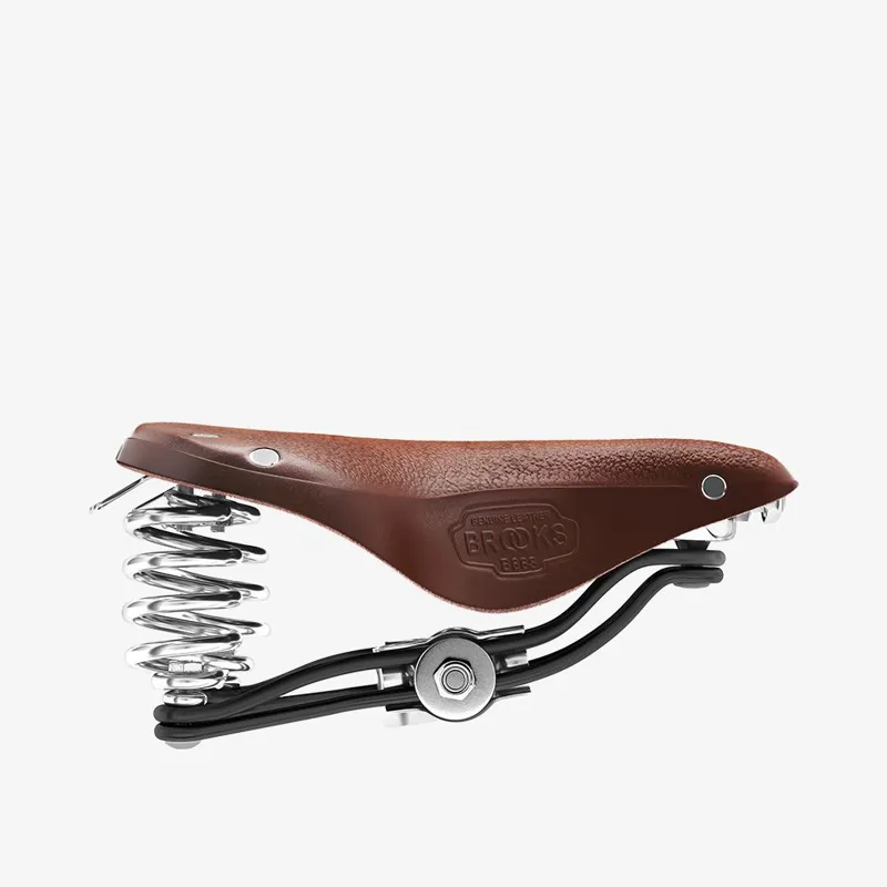 Brooks B66 Short Saddle - 205mm - Brown-3