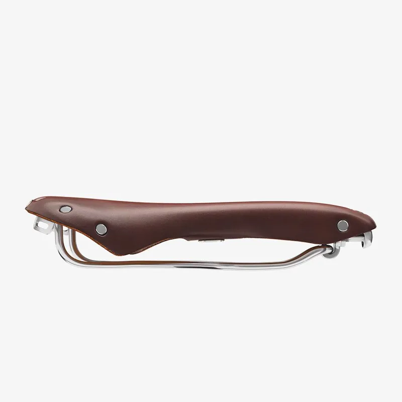 Brooks B15 Swallow Chrome Saddle - 153mm - Brown-3