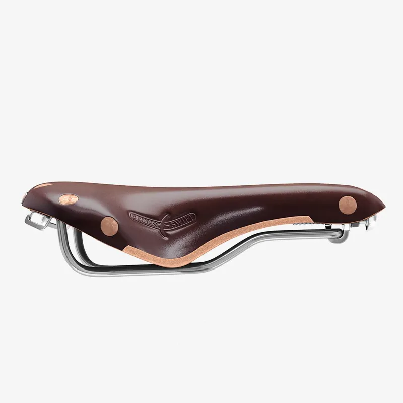 Brooks Swift Chrome Saddle - 150mm - Brown-3