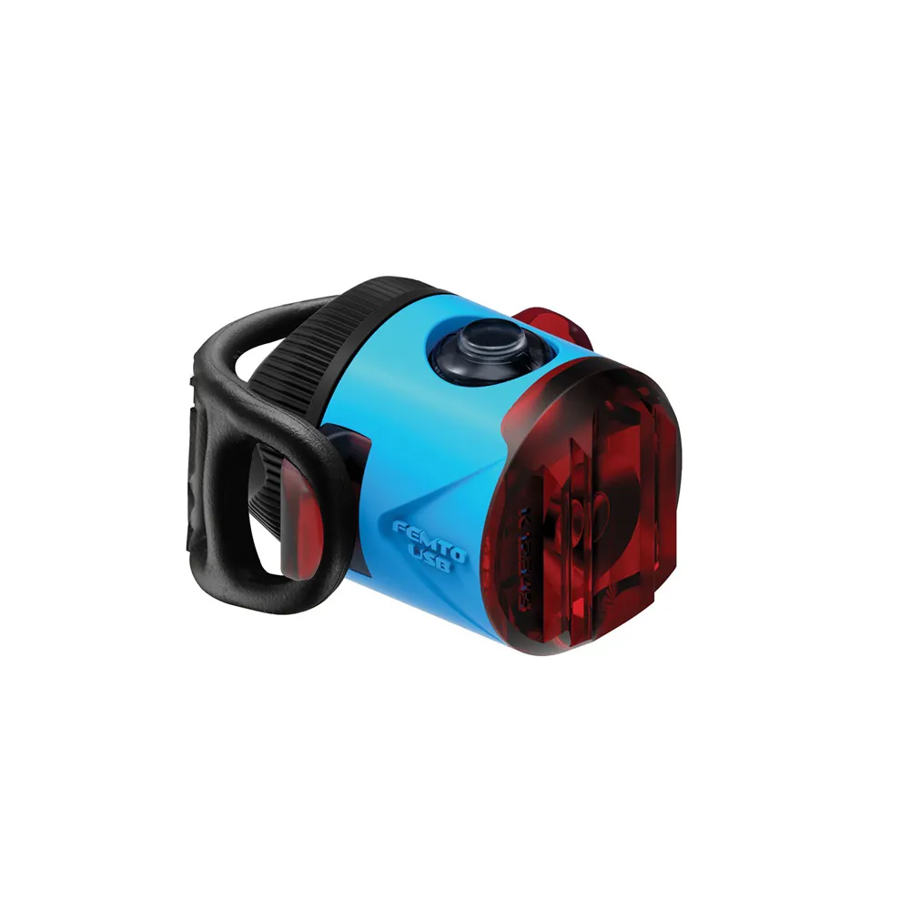 uPRISE Bikes Lezyne Femto Drive USB Rear Light - Blue | Price match, 365 day return s, 18-Month Warranty, Finance Available & Free UK Delivery