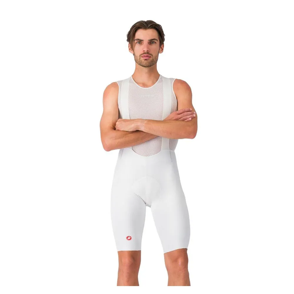 uPRISE Bikes Castelli Free Aero Race Men's Bib Shorts - White | Price match, 365 day returns, 18-Month Warranty, Finance Available & Free UK Delivery