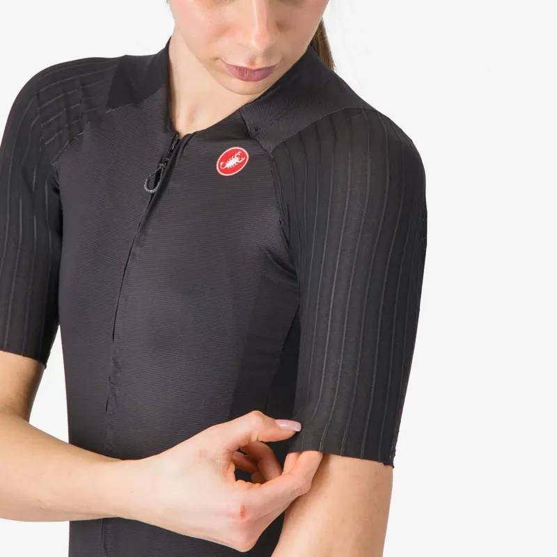 Castelli Aero Pro 8S Women's Short Sleeve Jersey - Black-4