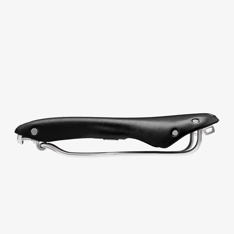 Brooks B15 Swallow Chrome Saddle - 153mm - Black-4