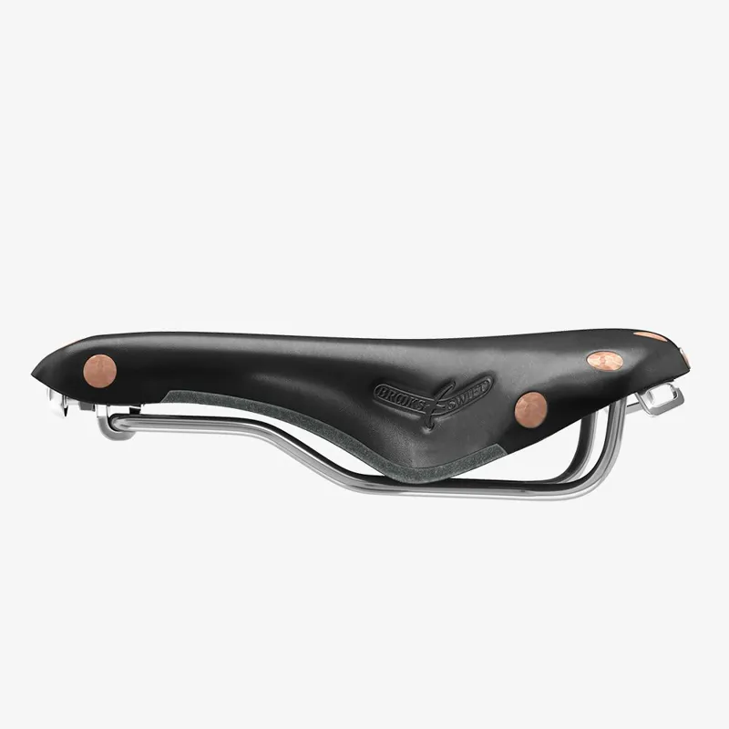 Brooks Swift Chrome Saddle - 150mm - Black-4