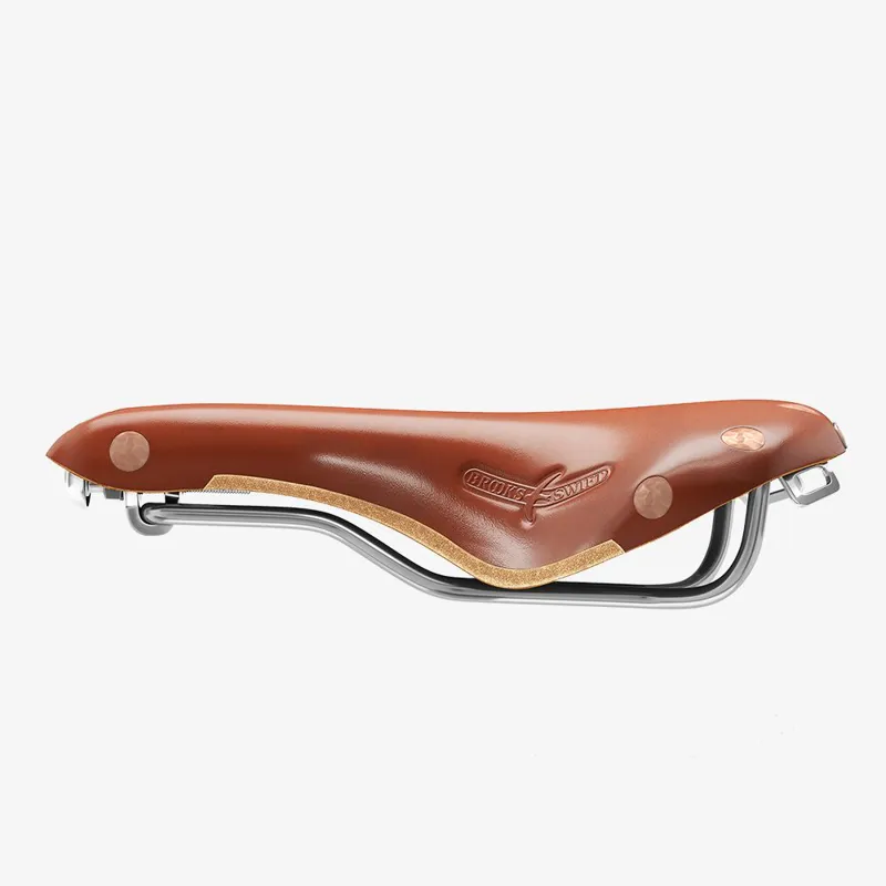 Brooks Swift Chrome Saddle - 150mm - Honey-4