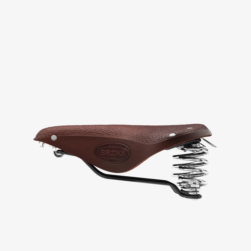 Brooks B67 Short Ladies Saddle - 210mm - Brown-4