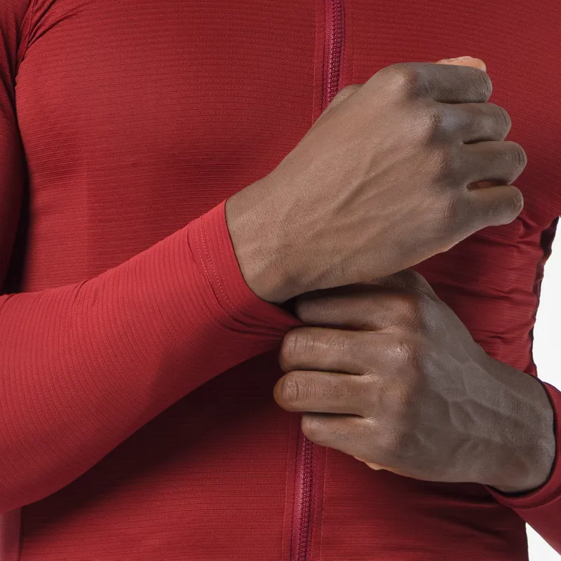 Castelli Espresso 2 Men's Long Sleeve Jersey - Garnet-4