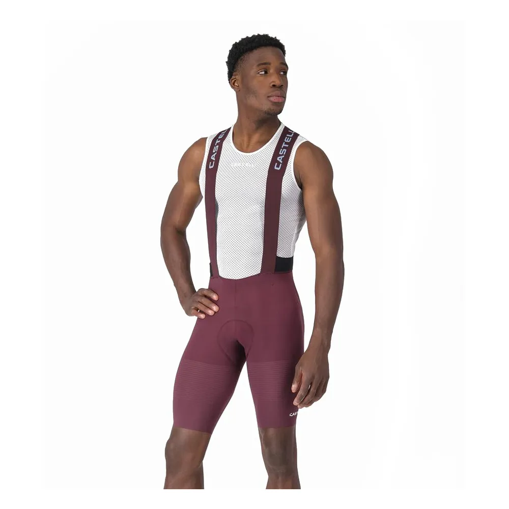 uPRISE Bikes Castelli Premio Evo Men's Bib Shorts - Bordeaux/Winter Sky | Price match, 365 day returns, 18-Month Warranty, Finance Available & Free UK Delivery