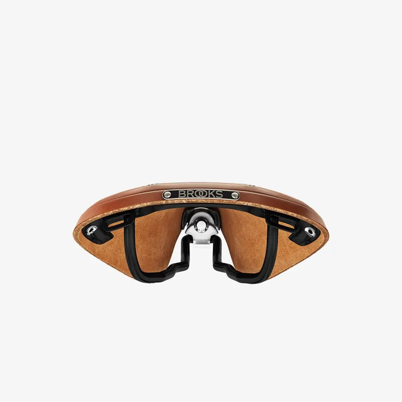 Brooks B17 Saddle - Steel Rails - 175mm - Honey-5