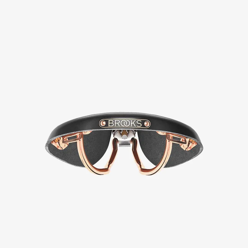 Brooks B17 Short Special Copper Ladies Saddle - 176mm - Black-5