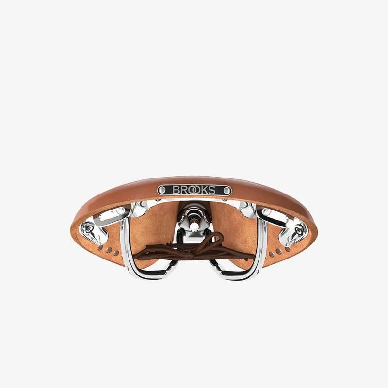 Brooks B17 Carved Short Ladies Saddle - 176mm - Honey-5