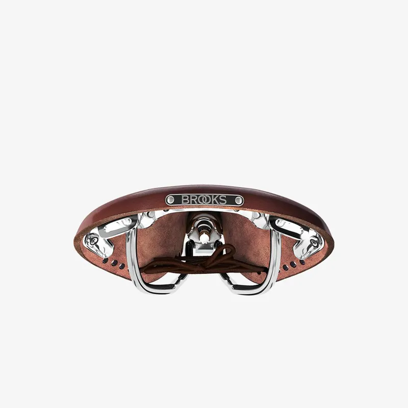 Brooks B17 Carved Short Ladies Saddle - 176mm - Brown-5