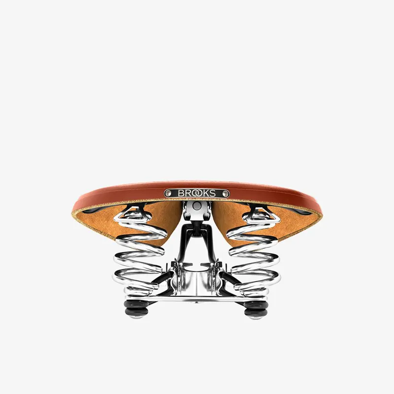 Brooks B66 Short Saddle - 205mm - Honey-5