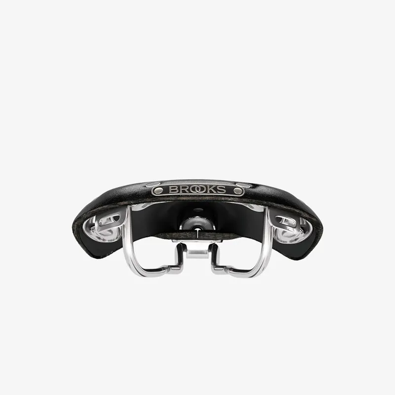 Brooks B15 Swallow Chrome Saddle - 153mm - Black-5