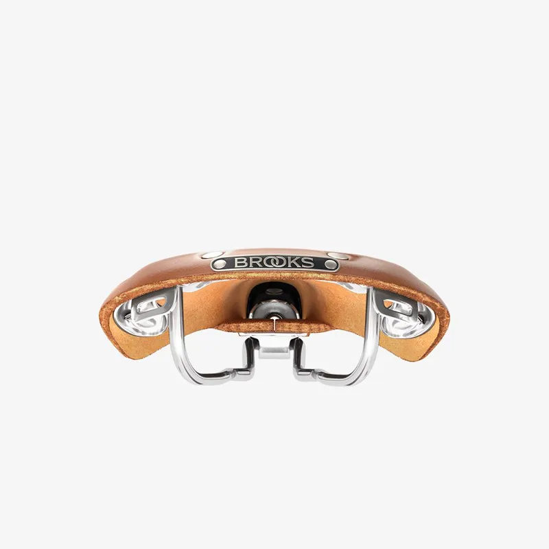 Brooks B15 Swallow Chrome Saddle - 153mm - Honey-5