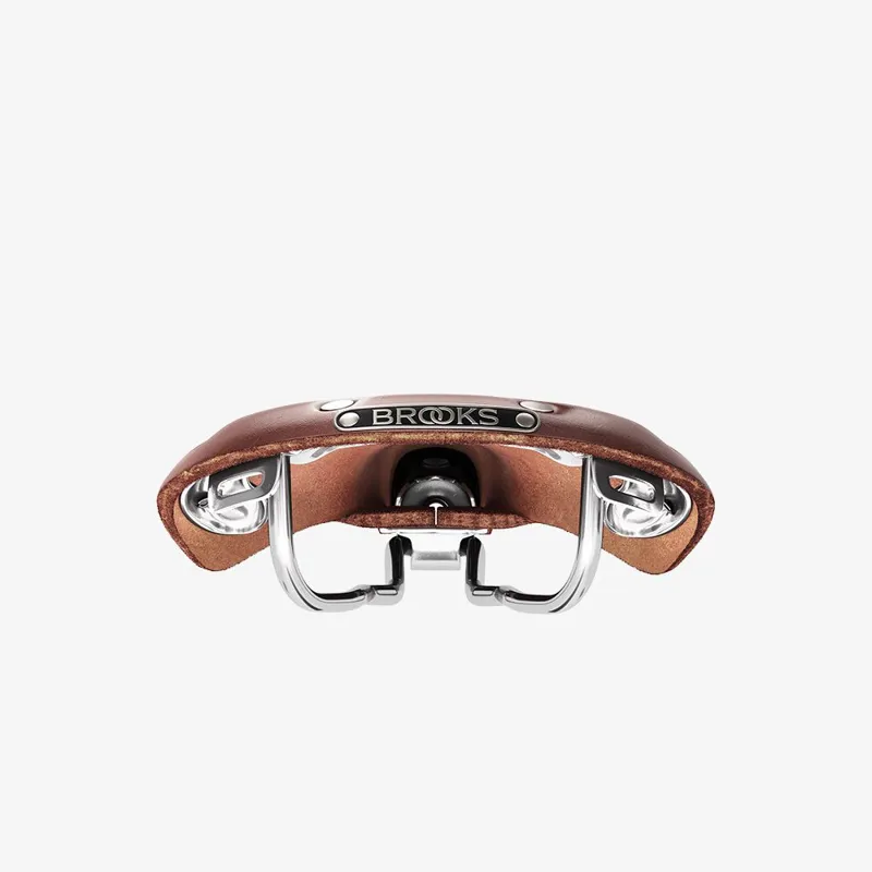 Brooks B15 Swallow Chrome Saddle - 153mm - Brown-5