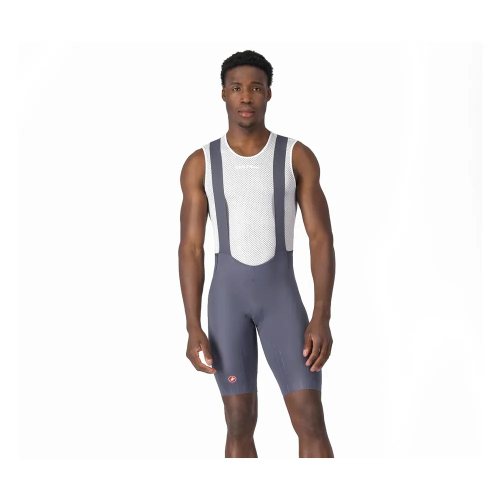 uPRISE Bikes Castelli Free Aero Race Men's Bib Shorts - Smoky Grey | Price match, 365 day returns, 18-Month Warranty, Finance Available & Free UK Delivery