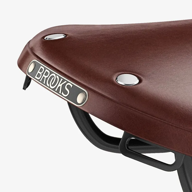 Brooks B17 Saddle - Steel Rails - 175mm - Brown-6