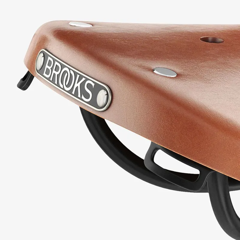 Brooks B17 Short Ladies Saddle - 176mm - Honey-6