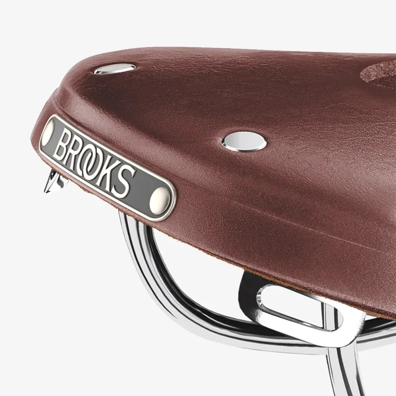 Brooks B17 Narrow Carved Saddle - 155mm - Brown-6