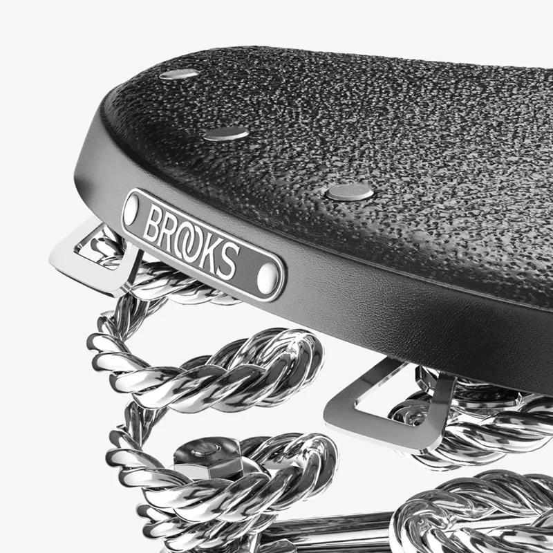 Brooks B33 Coiled Saddle - 235mm - Black-6