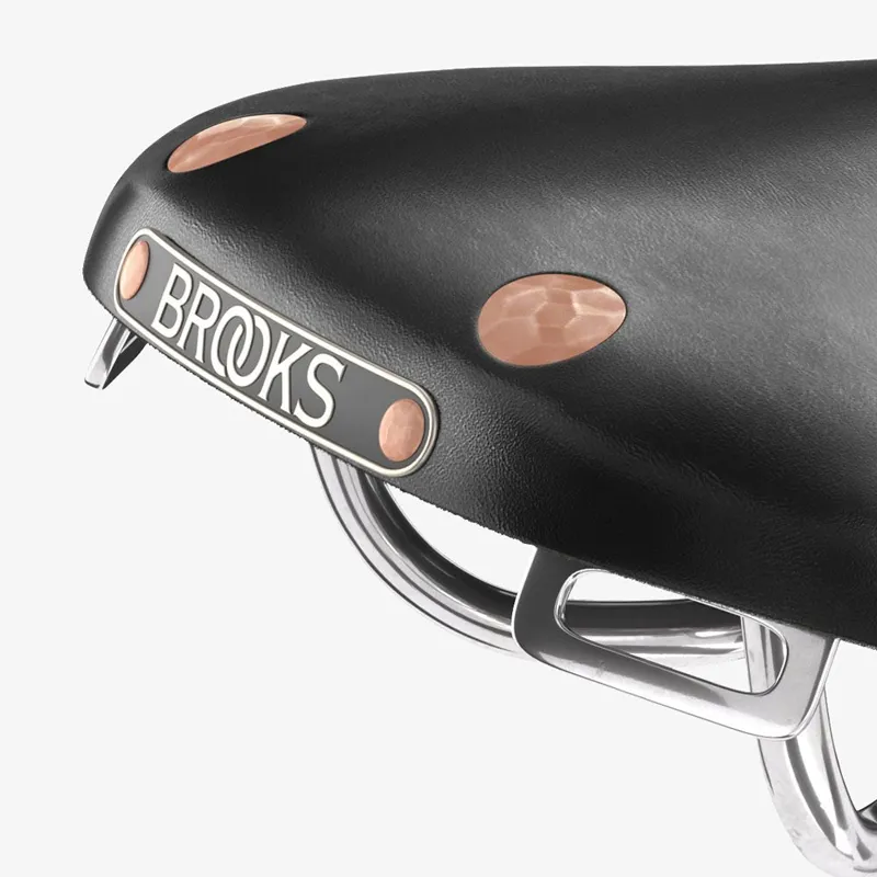 Brooks Swift Chrome Saddle - 150mm - Black-6