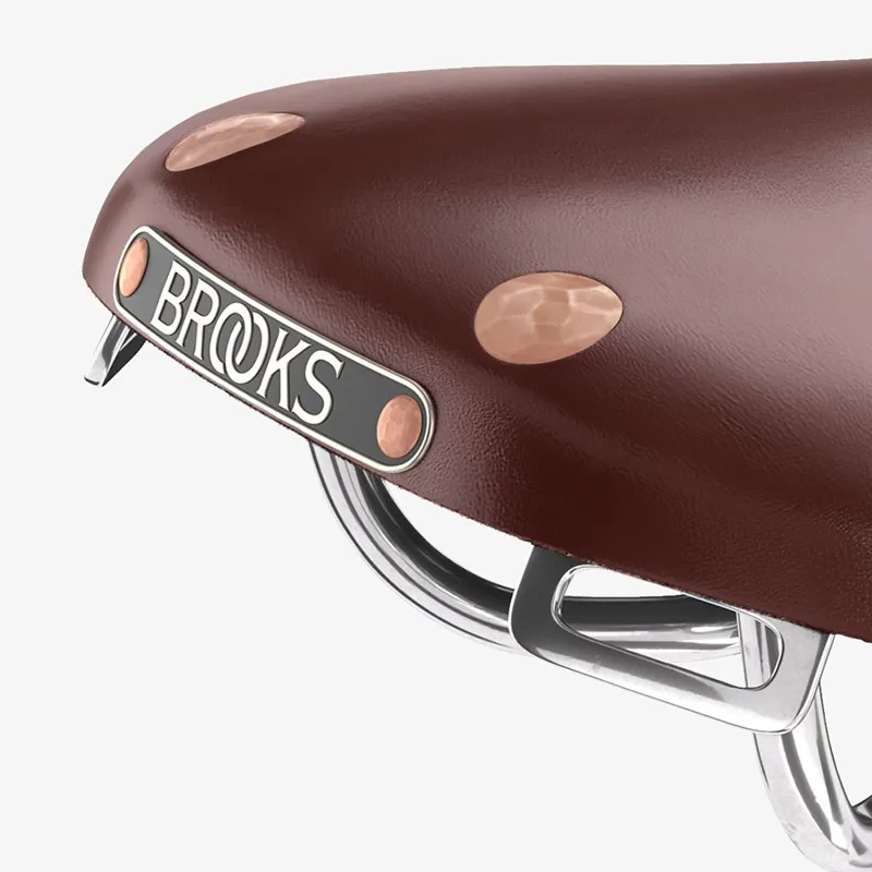 Brooks Swift Chrome Saddle - 150mm - Brown-6