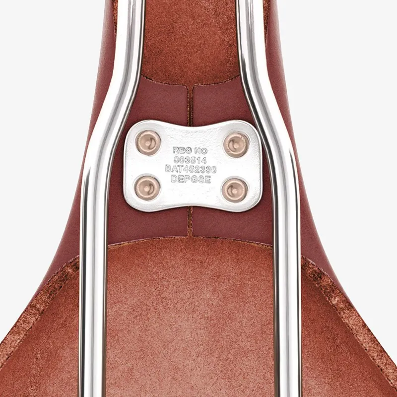 Brooks B15 Swallow Chrome Saddle - 153mm - Brown-7