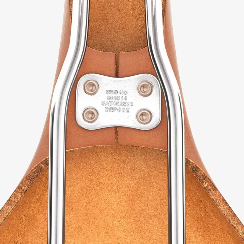Brooks B15 Swallow Chrome Saddle - 153mm - Honey-7