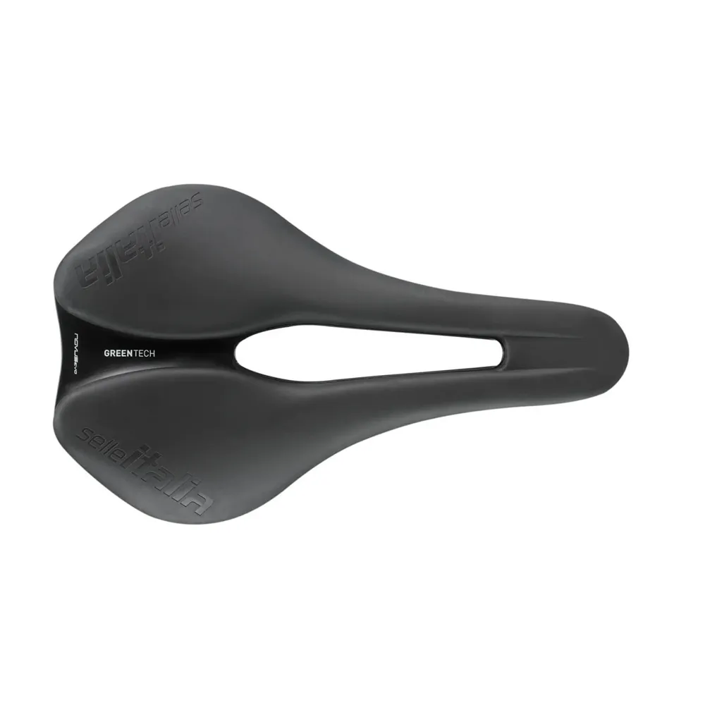 uPRISE Bikes Selle Italia Novus Boost Evo Sport Greentech Saddle - Black | Price match, 365 day returns, 18-Month Warranty, Finance Available & Free UK Delivery