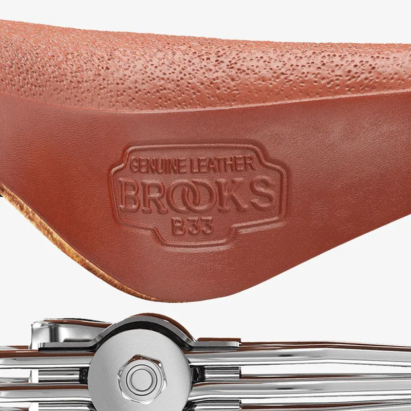 Brooks B33 Coiled Saddle - 235mm - Honey-8