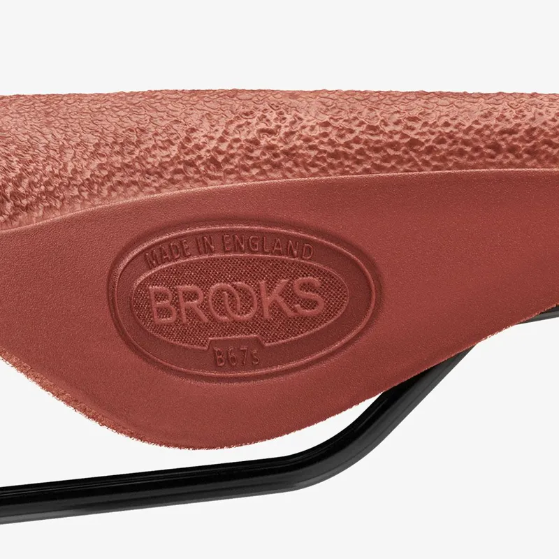 Brooks B67 Short Ladies Saddle - 210mm - Honey-8
