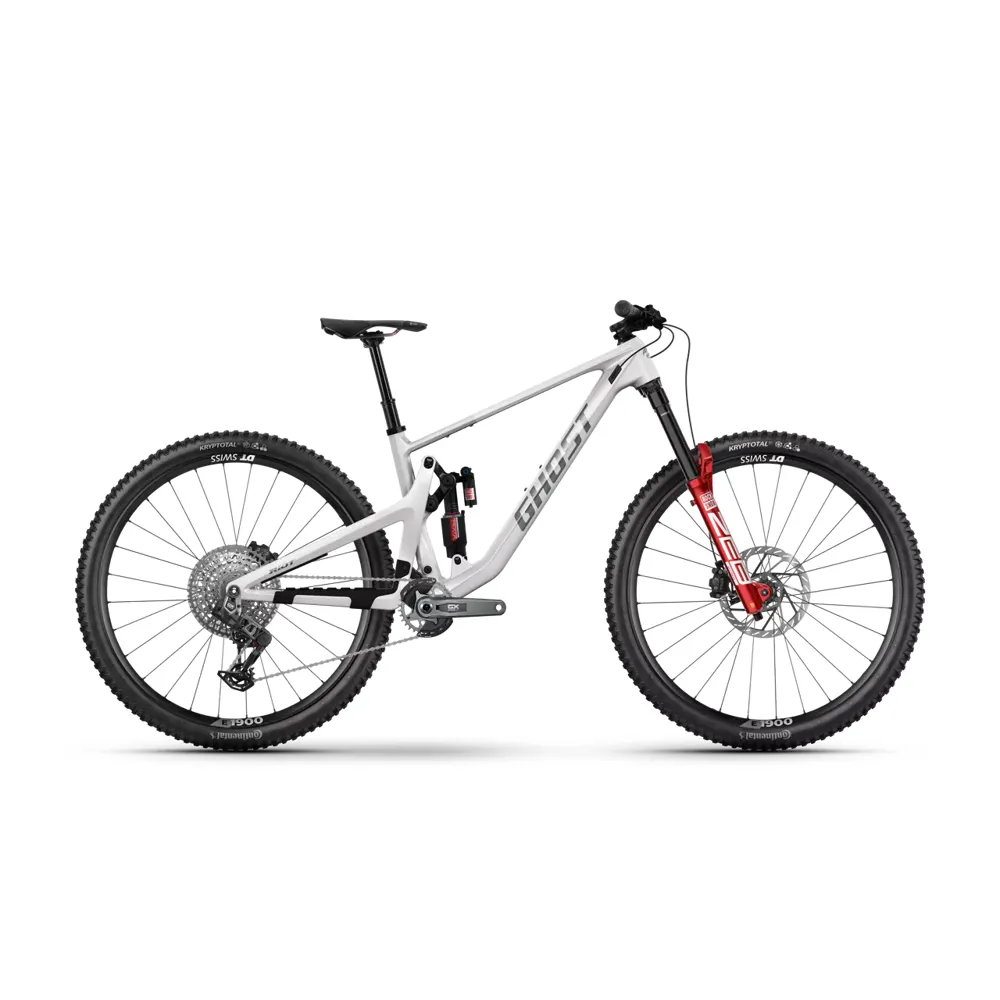 uPRISE Bikes Ghost Riot AM CF Full Party 29er 2026 Carbon Full Suspension MTB - Silver Stone | Price match, 365 day returns, 18-Month Warranty, Finance Available & Free UK Delivery