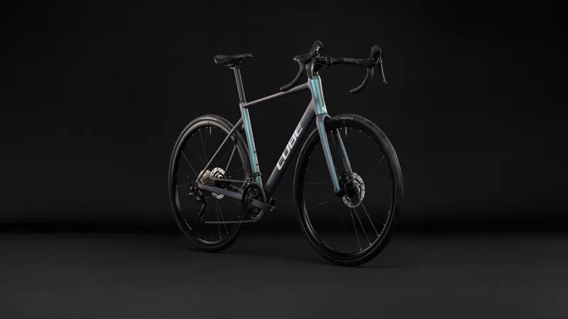 Cube Attain Race 2027 Endurance Road Bike - Smaragdgrey/White-7