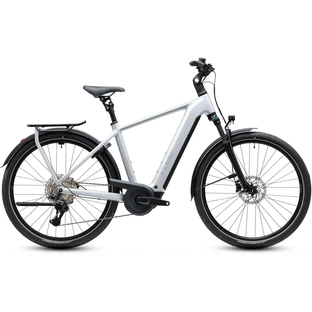 uPRISE Bikes Cube Kathmandu Hybrid One 800wh 2027 Electric Hybrid Bike - Silverstar/Reflex | Price match, 365 day returns, 18-Month Warranty, Finance Available & Free UK Delivery