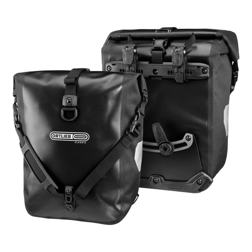 uPRISE Bikes Ortlieb Sport Roller Classic QL2.1 Pannier Bags - 25 Litre - Black | Price match, 365 day return s, 18-Month Warranty, Finance Available & Free UK Delivery