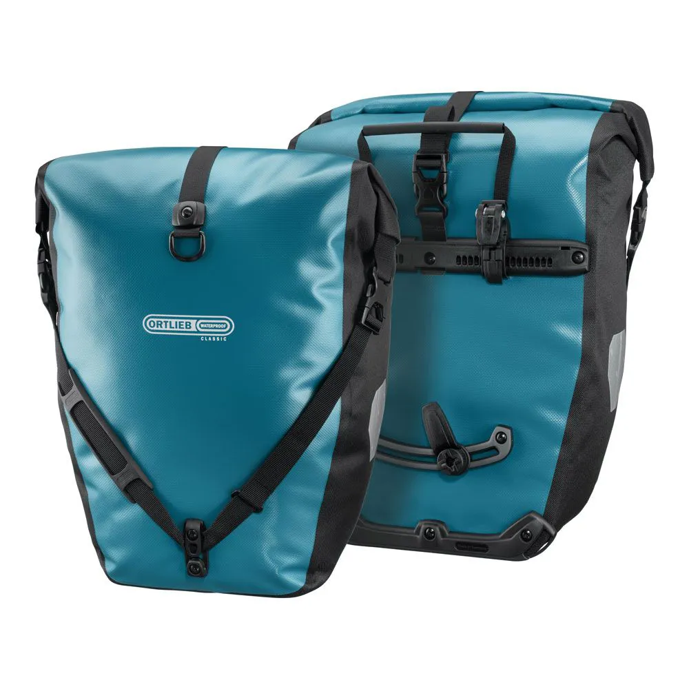 uPRISE Bikes Ortlieb Back Roller Classic QL2.1 Pannier Bags - 40 Litre - Petrol | Price match, 365 day return s, 18-Month Warranty, Finance Available & Free UK Delivery