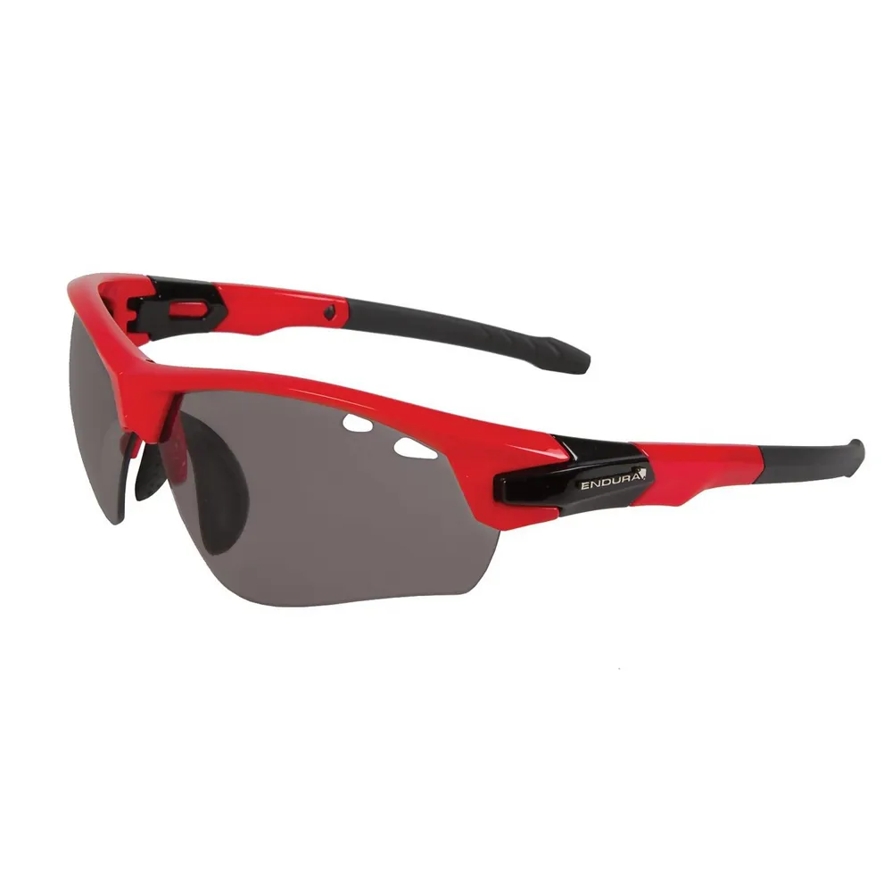 uPRISE Bikes Endura Char Cycling Sunglasses - 2 Sets of Lenses - Red | Price match, 365 day return s, 18-Month Warranty, Finance Available & Free UK Delivery